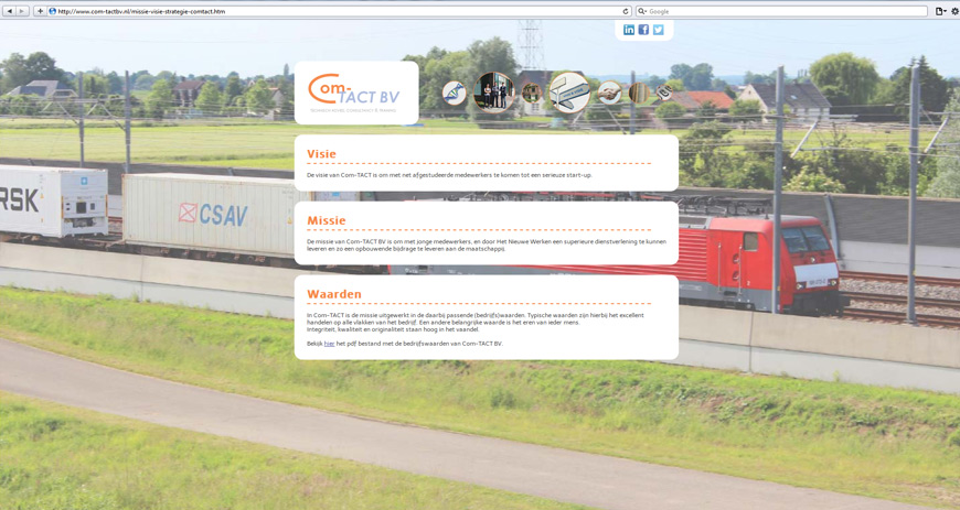 Website ontwerp Comtact