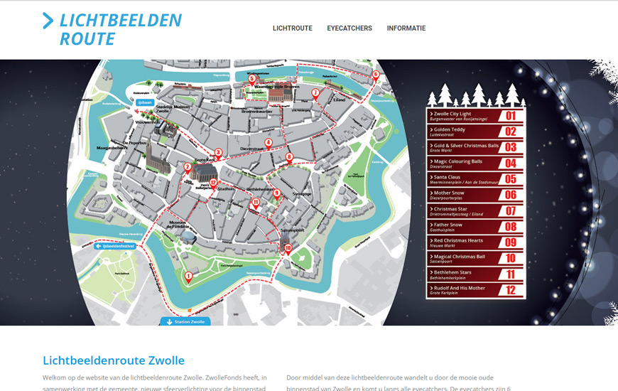 WEBSITE ONTWERP + PLATTEGROND folder ONTWERP LICHTBEELDENROUTE ZWOLLE